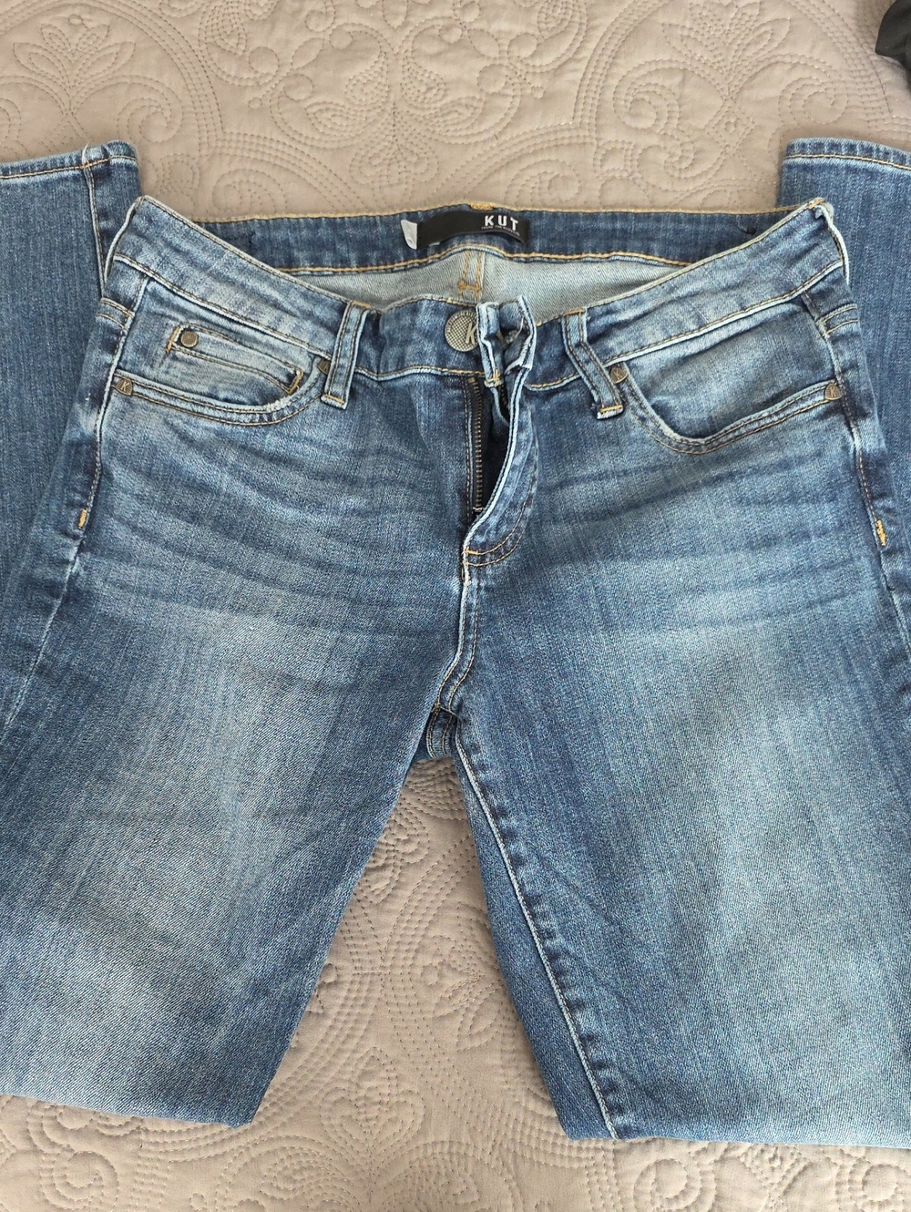 Kut from the Kloth Boyfriend Jeans in Light Blue